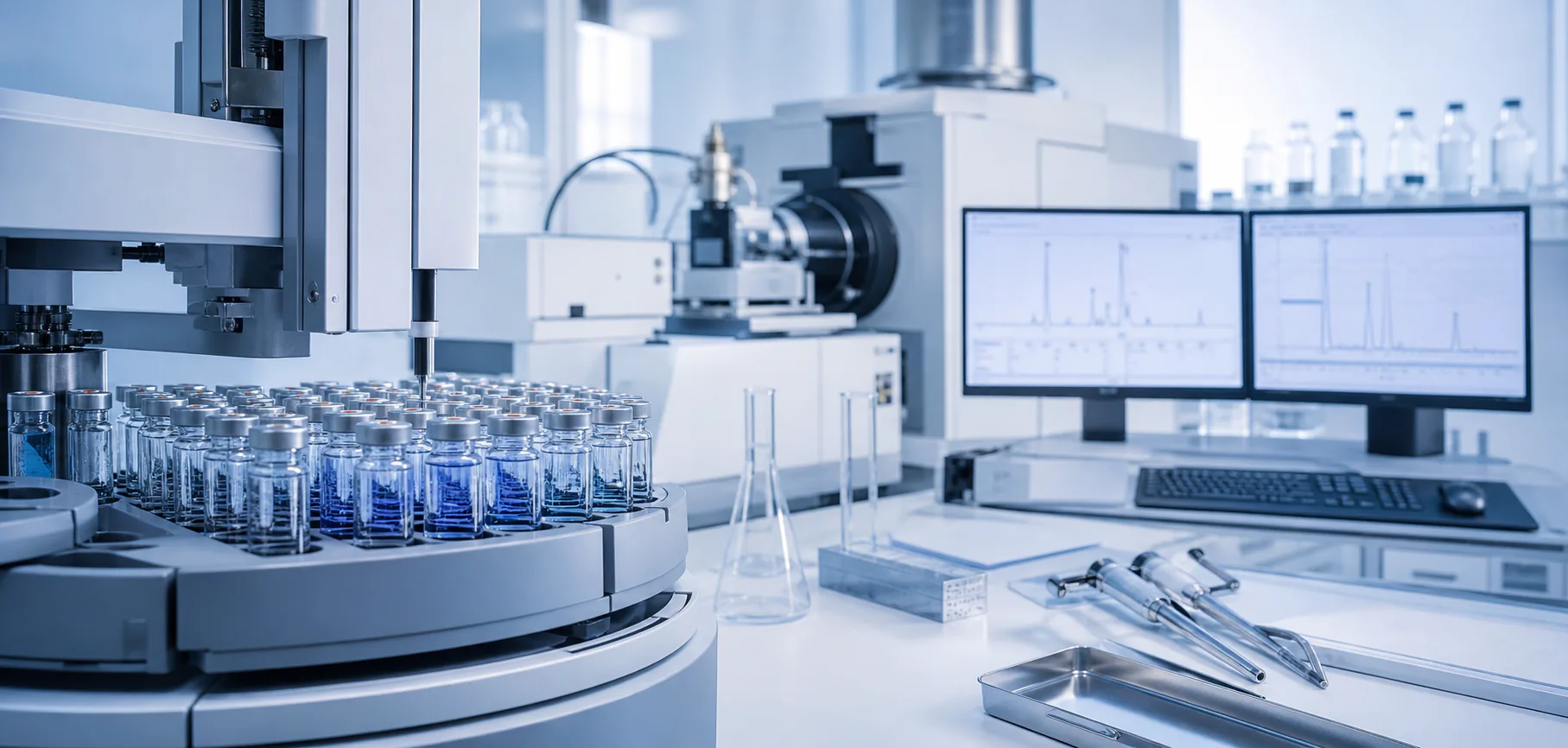 Illustrative sample review and analytical quality-control workflow
